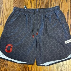 OVERTIME- These are a pair of Black/ red  Legends Luka Shorts. Men’s Large
